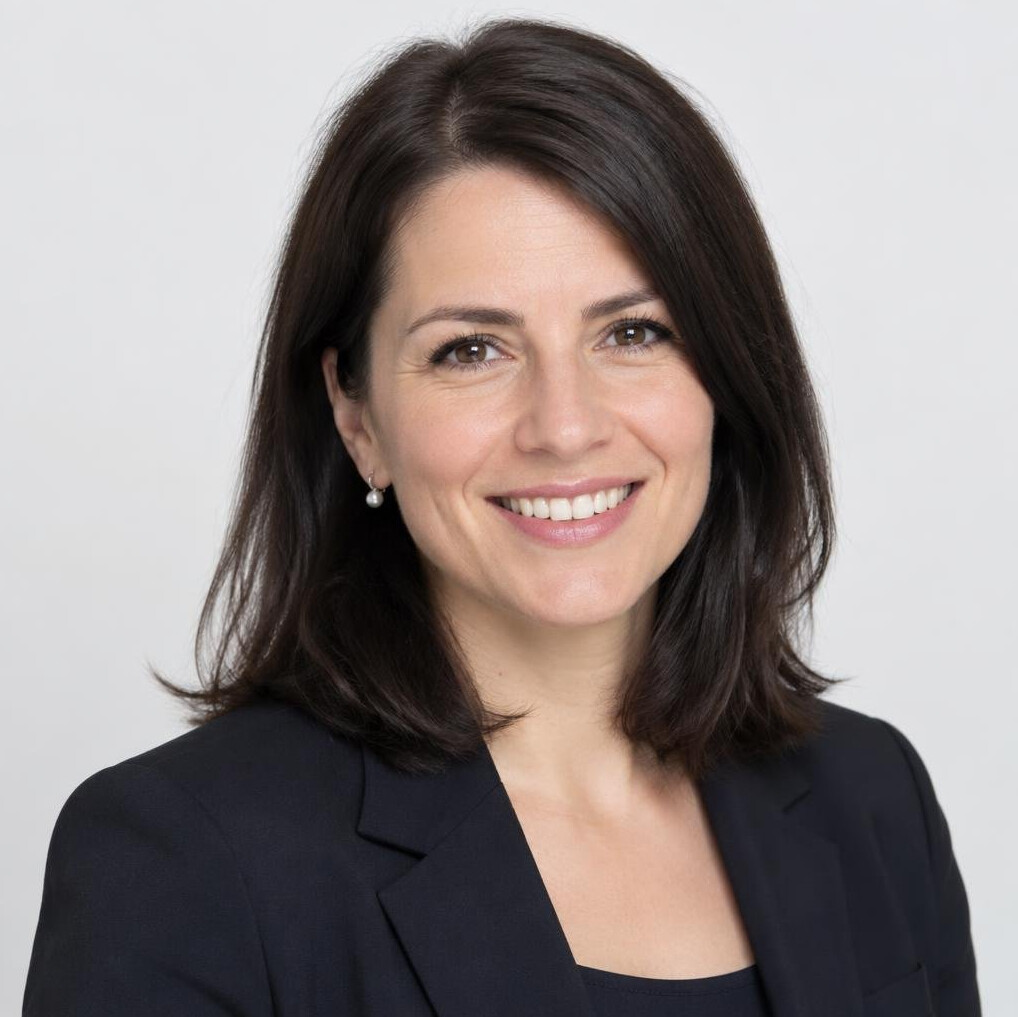 Portrait of a smiling businesswoman in a blazer